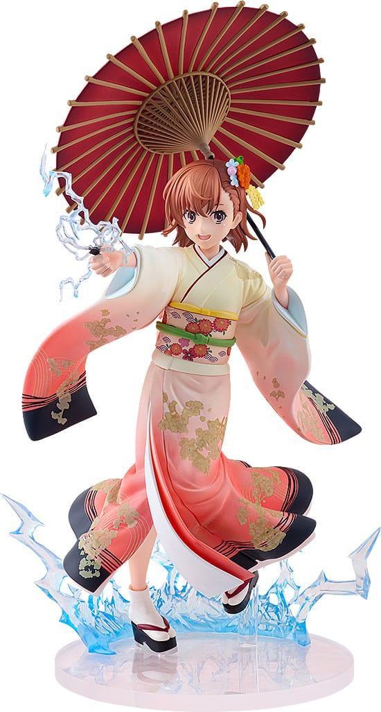 A Certain Scientific Railgun T Figur 1/7 Mikoto Misaka Furisode Kimono Ver. 28 cm Kadokawa