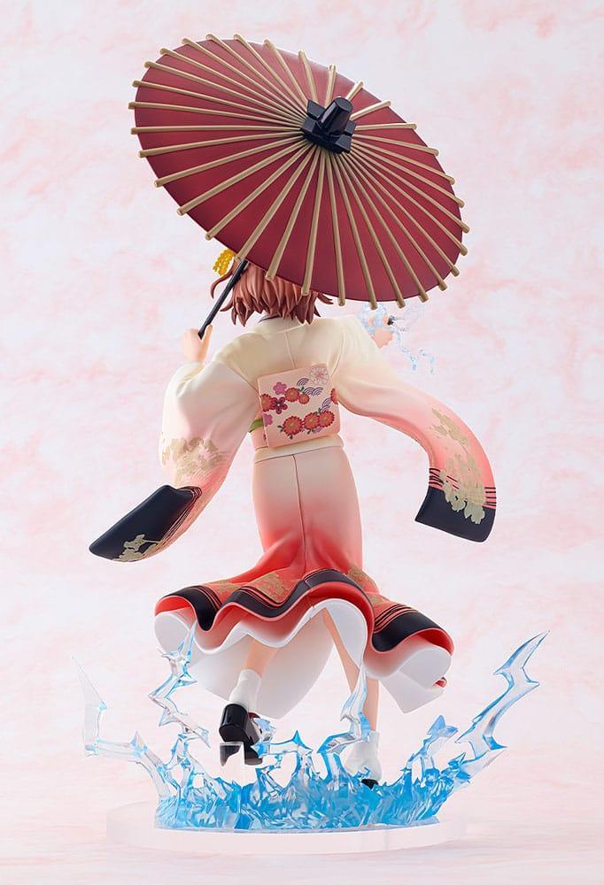 A Certain Scientific Railgun T Figur 1/7 Mikoto Misaka Furisode Kimono Ver. 28 cm Kadokawa