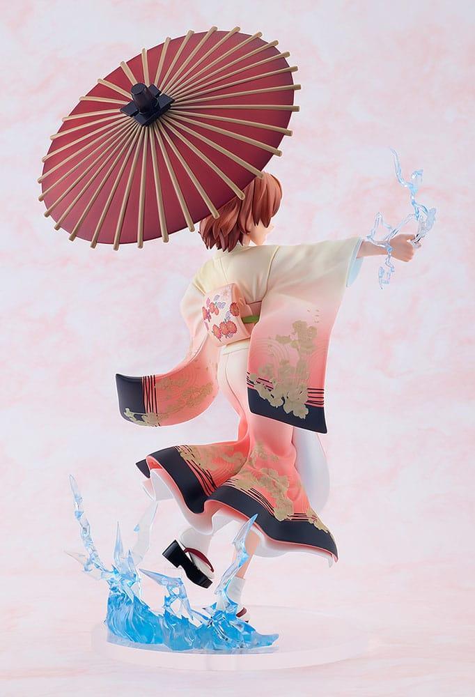 A Certain Scientific Railgun T Figur 1/7 Mikoto Misaka Furisode Kimono Ver. 28 cm Kadokawa