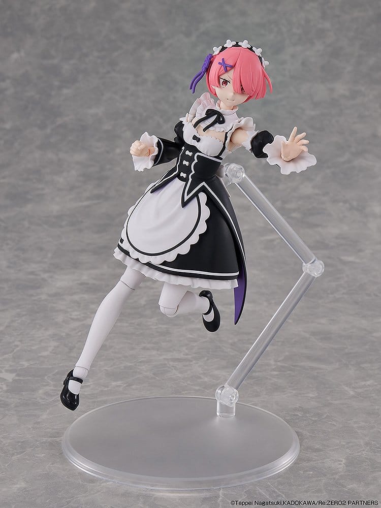 Re:ZERO -Starting Life in Another World- Kadokawa Plastmodellserie Plastbyggsats Ram DX-version 16 cm