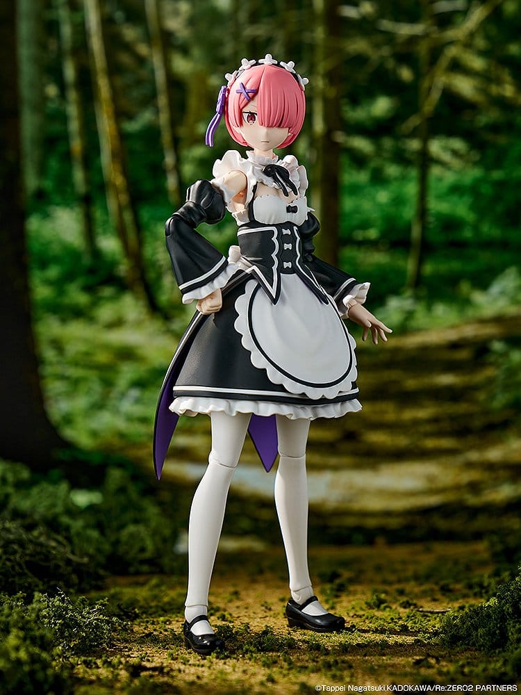Re:ZERO -Starting Life in Another World- Kadokawa Plastmodellserie Plastbyggsats Ram DX-version 16 cm