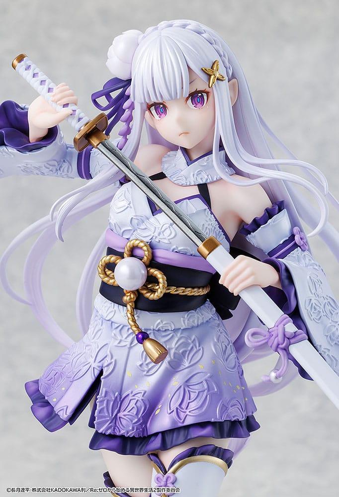Re:ZERO -Starting Life in Another World- PVC Figur 1/7 Emilia Combat Outfit ver. 24 cm Kadokawa