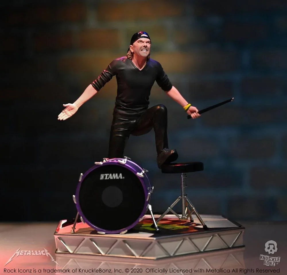 Metallica Rock Iconz Figur Lars Ulrich Limited Edition 22 cm Knucklebonz