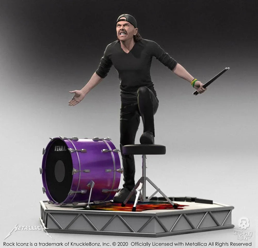 Metallica Rock Iconz Figur Lars Ulrich Limited Edition 22 cm Knucklebonz