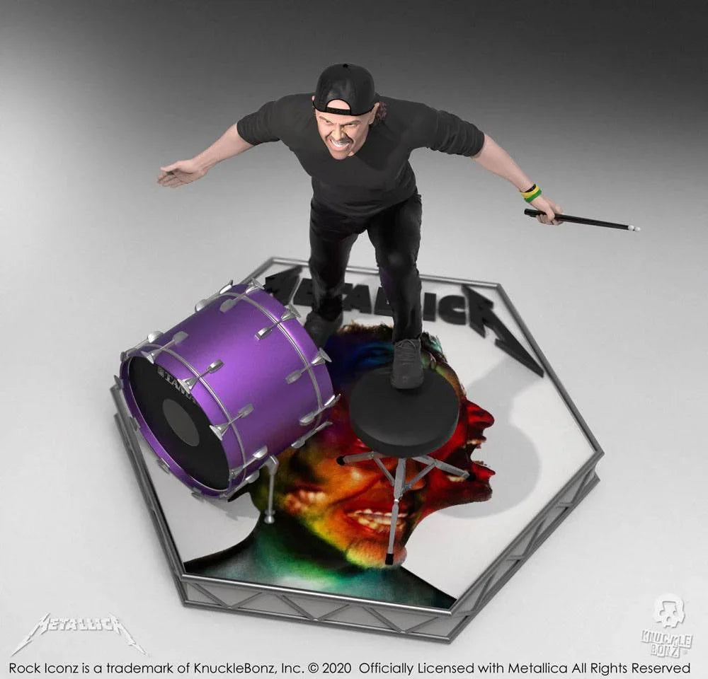 Metallica Rock Iconz Figur Lars Ulrich Limited Edition 22 cm Knucklebonz