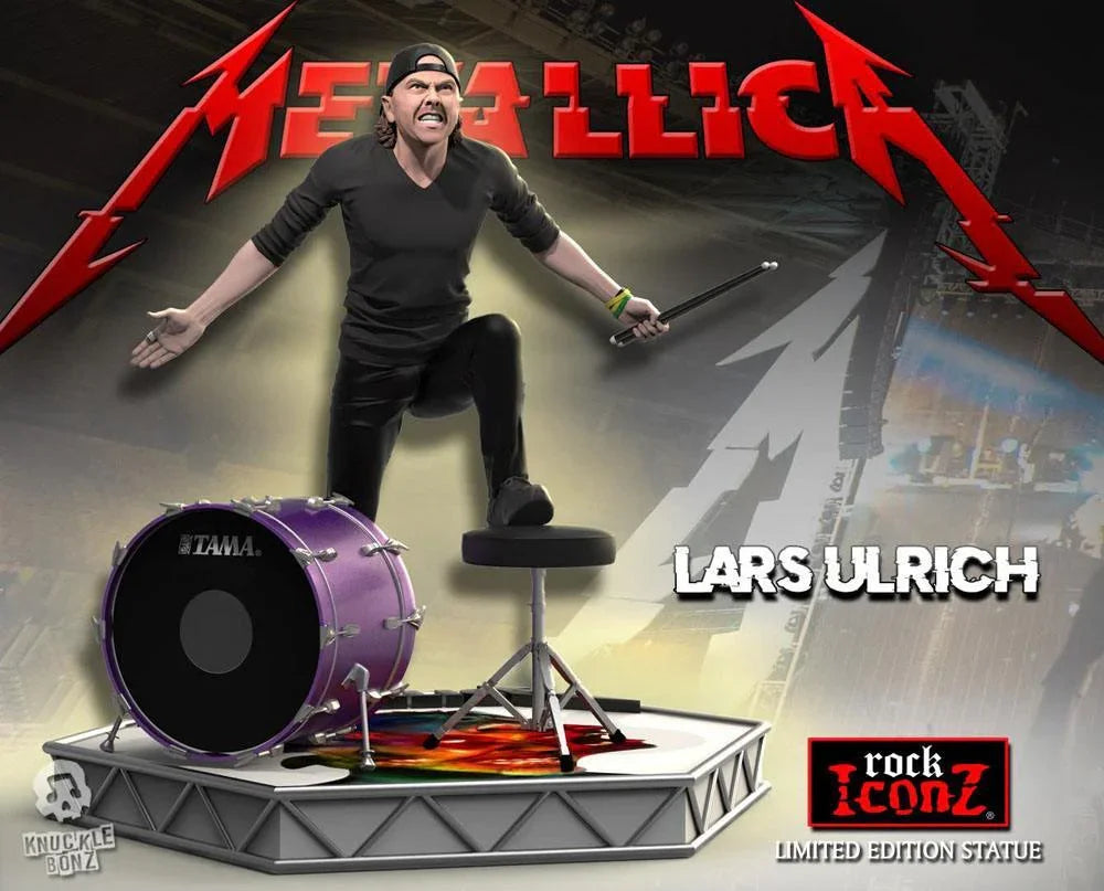 Metallica Rock Iconz Figur Lars Ulrich Limited Edition 22 cm Knucklebonz