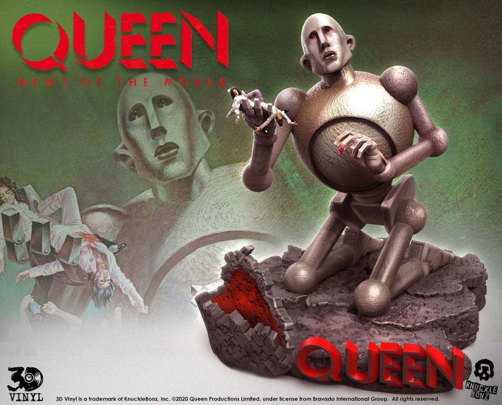 Queen 3D Vinyl Figur Queen Robot (News of the World) 20 x 21 x 24 cm Knucklebonz