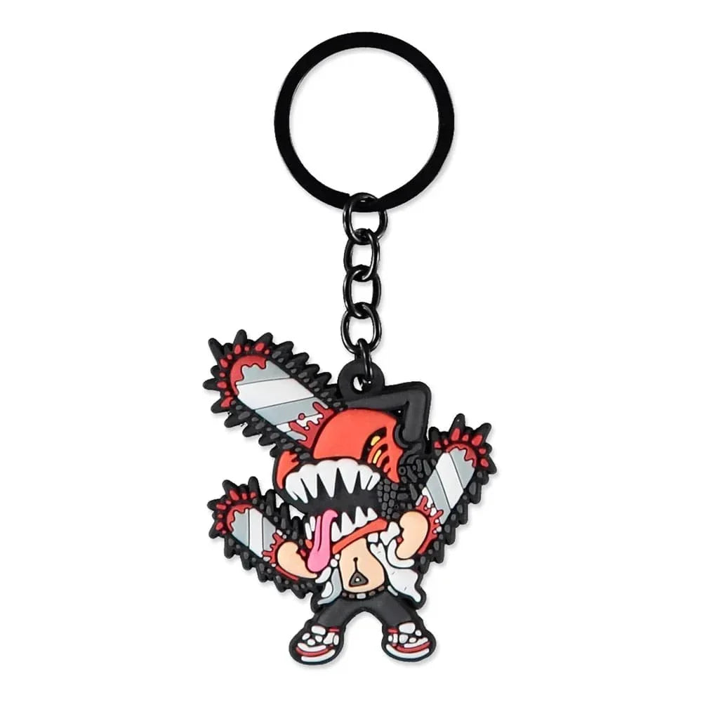 Chainsaw Man Rubber Keychain - Officially Licensed