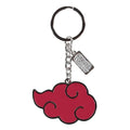 Naruto Shippuden Akatsuki-Clan Metall Nyckelring Difuzed