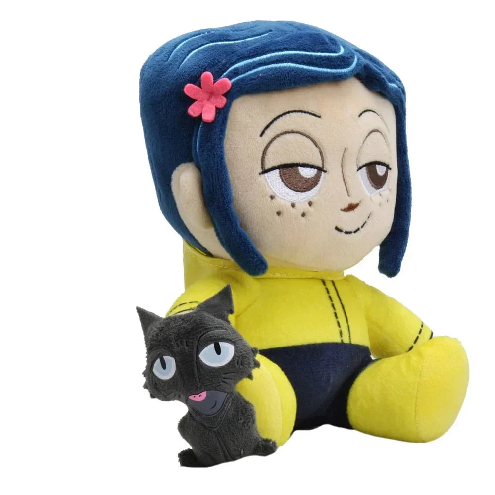 Coraline Phunny gosedjur Coraline and the Cat 20 cm Kidrobot