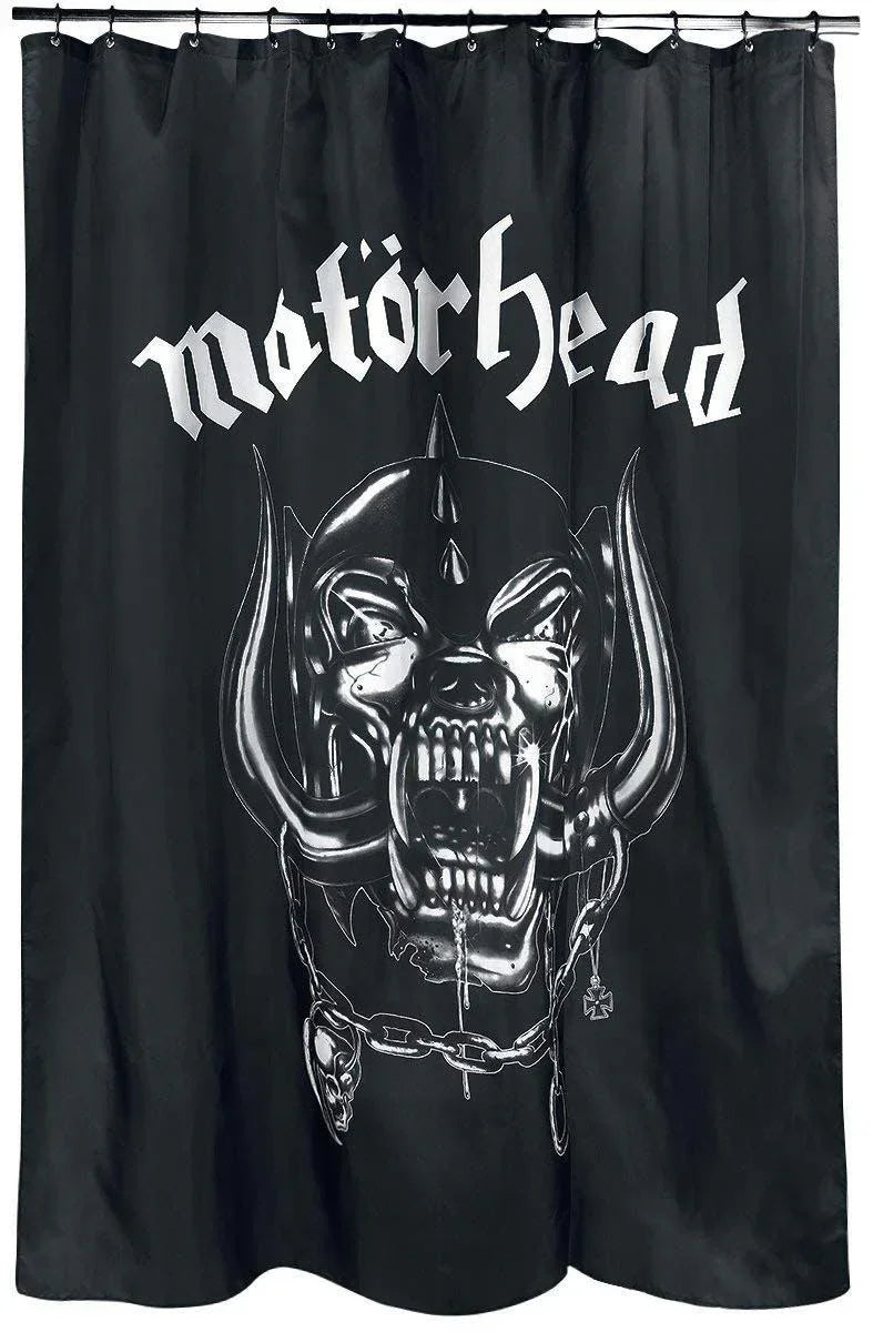 Motörhead Shower Curtain with Warpig Logo