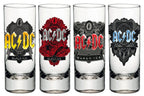 AC/DC Shotglas 4-Pack Black Ice KKL
