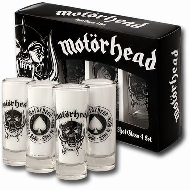 Motörhead Shotglass 4-Pack Nerdbutiken