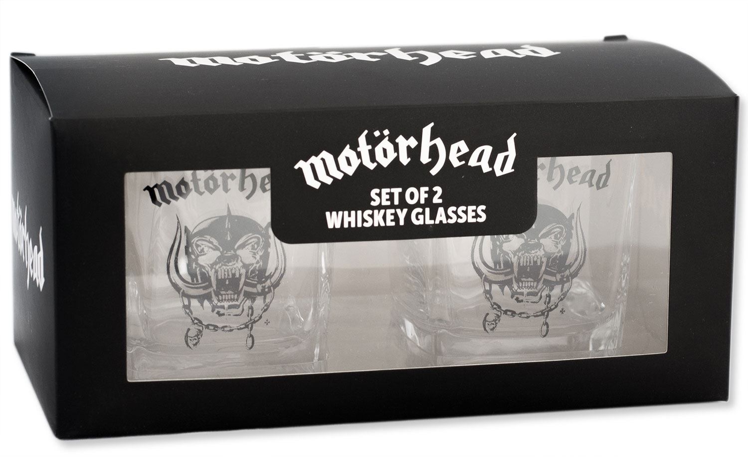 Motorhead Whiskey Shot Glasses 2-Pack Nerdbutiken