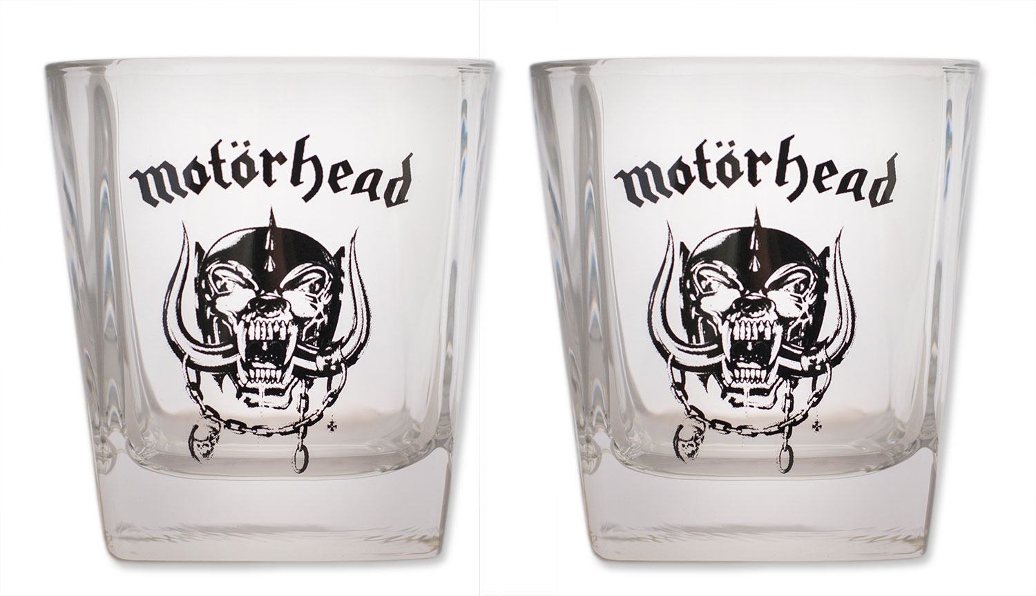 Motorhead Whiskey Shot Glasses 2-Pack Nerdbutiken