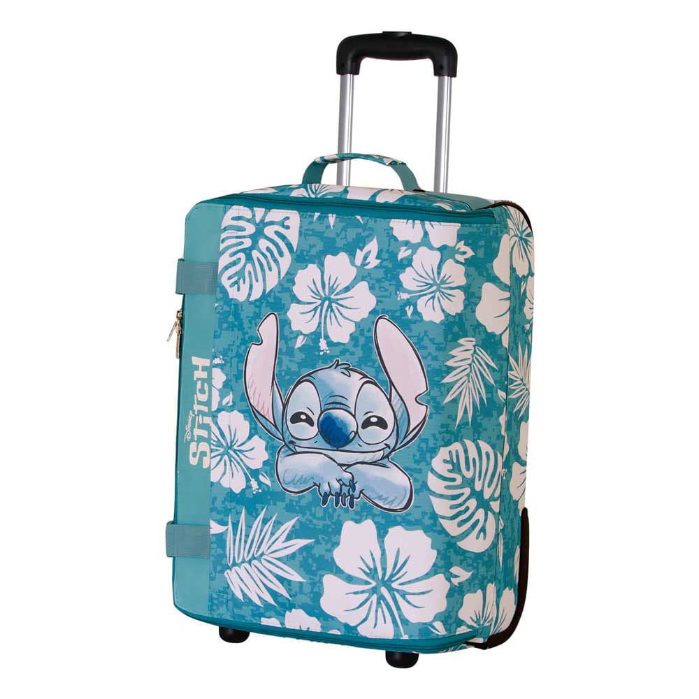 Lilo & Stitch Fällbar Cabinväska Stitch Aloha Blå 52 cm Karactermania