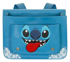 Lilo & Stitch Satchel Axelremsväska Ryggsäck Tongue Blue Karactermania