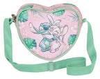 Lilo & Stitch Casual Heart Crossbody Bag Kram Pink Karactermania