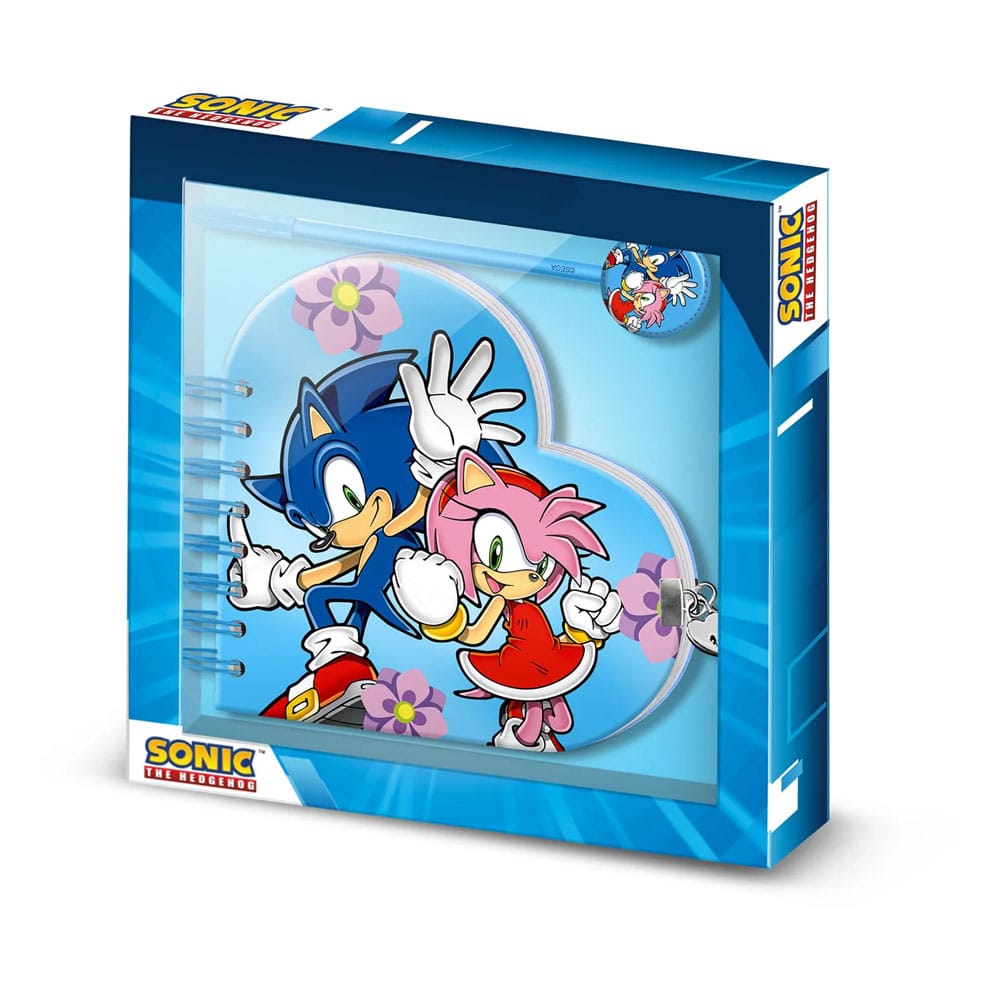 Sonic & Amy Diary Gift Box - Perfekt Present för Fans Karactermania