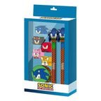 Sonic - The Hedgehog Skrivset 8-Pack Karactermania
