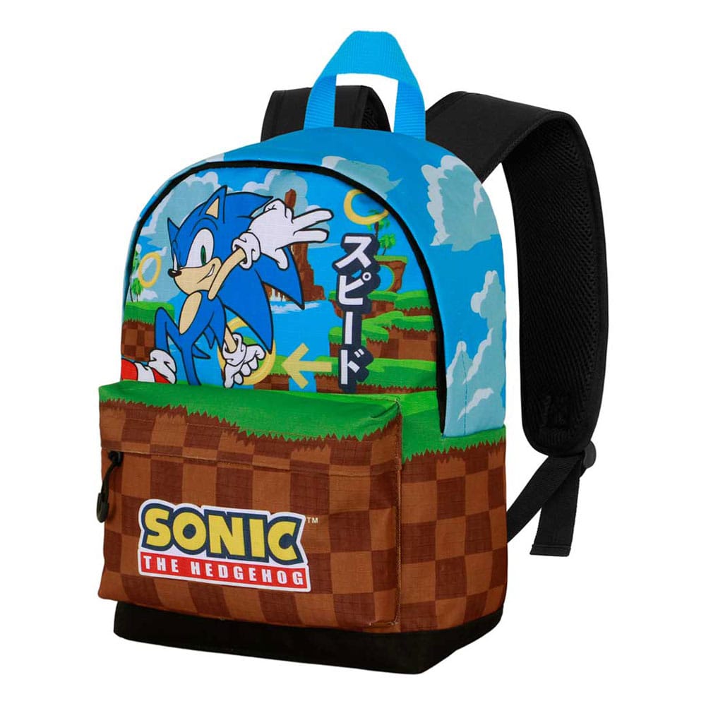 Sonic The Hedgehog Fan HS Ryggsäck Sega Greenhill Small - Officiell Merchandise Karactermania