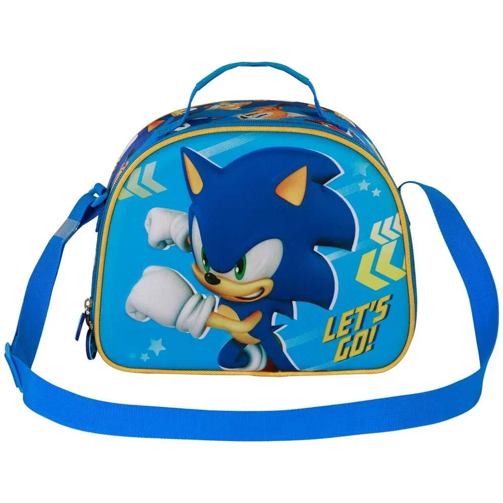 Sonic - The Hedgehog 3D Lunch Bag SEGA Go Blue Karactermania