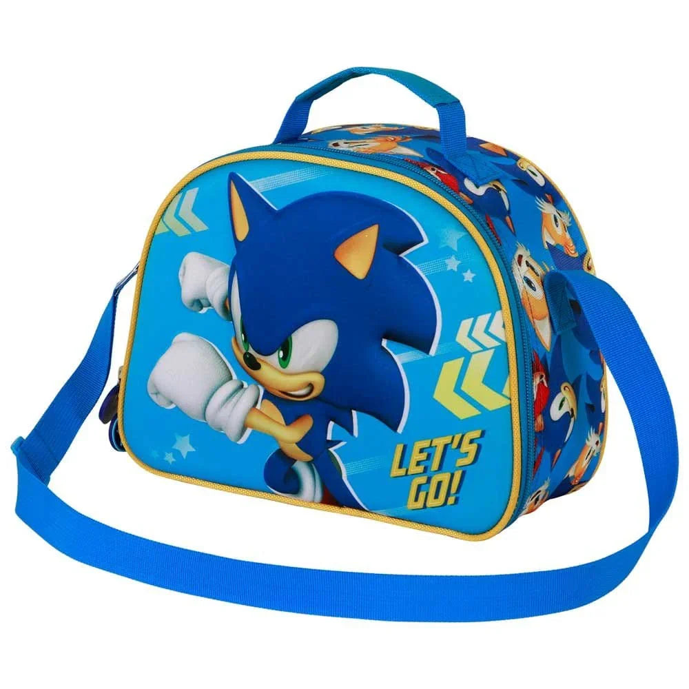 Sonic - The Hedgehog 3D Lunch Bag SEGA Go Blue Karactermania