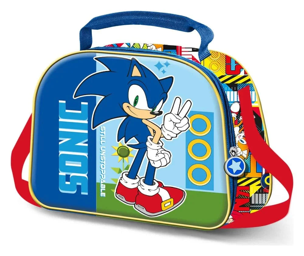 Sonic - The Hedgehog 3D Lunch Bag SEGA Ostopplig Blå Karactermania