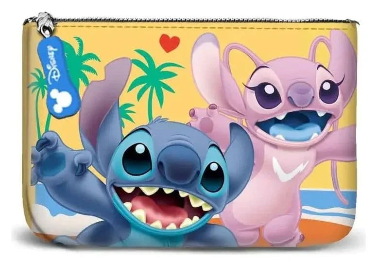 Lilo & Stitch Liten Fyrkantig Myntplånbok Ocean Blå Karactermania