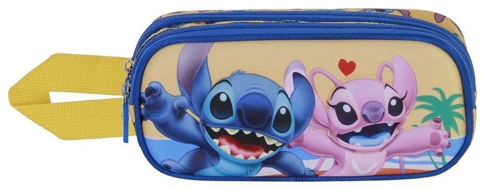 Lilo & Stitch 3D Dubbel Pennfodral Ocean Blue Karactermania