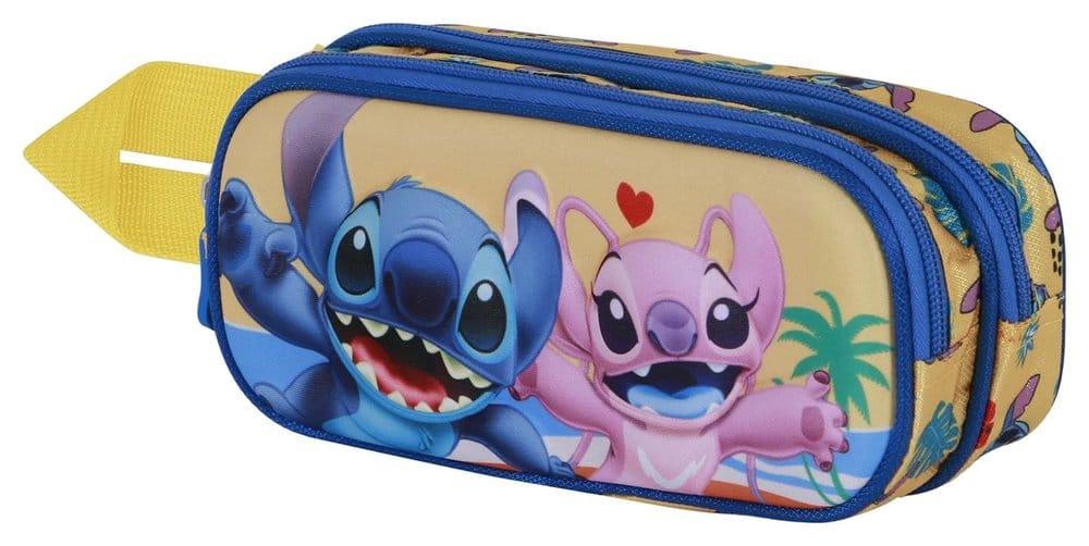 Lilo & Stitch 3D Dubbel Pennfodral Ocean Blue Karactermania