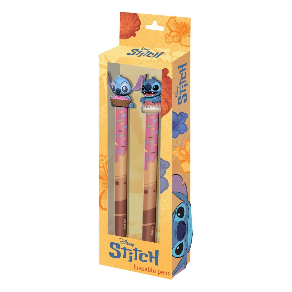 Lilo & Stitch Suddbara Gelpennor 2-Pack Karactermania