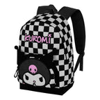 Sanrio Fan HS Ryggsäck Kuromi B & W 2.2 Black - Officiell Licens Karactermania