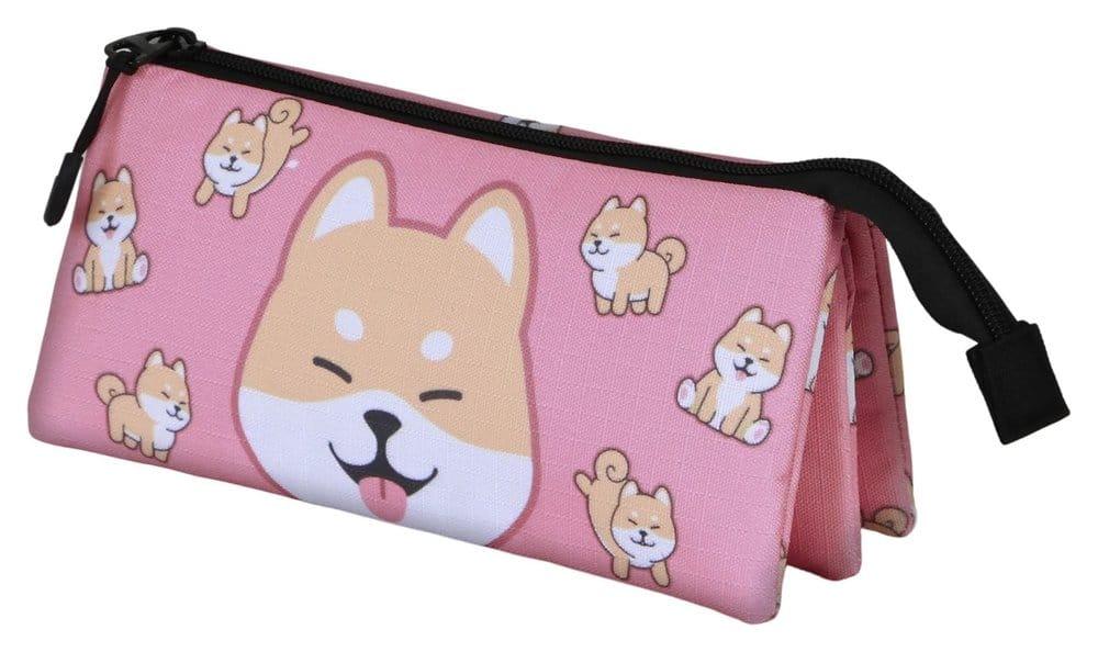 Åh Min Pop! Trippla Pennfodral Shiba Rosa Karactermania