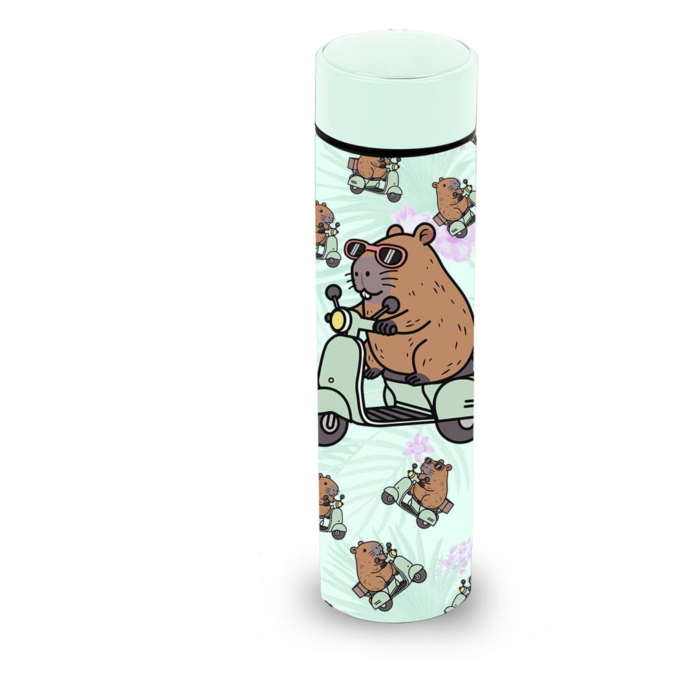 Oh My Pop! Thermo Flaska Capybara – Officiellt Licensierad Vattenflaska Karactermania