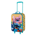 Lilo & Stitch Soft 3D Ryggsäck med Hjul Suitcase Stitch Ocean Blue 52 cm Karactermania