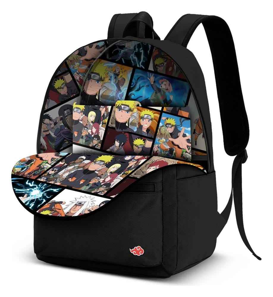 Naruto Block Ryggsäck NA – Högkvalitativ och Rymlig Ryggsäck för Naruto Fans
