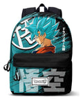 Dragon Ball FAN HS Ryggsäck 3.0 Saiyajin Blue - Högkvalitativ och Tålig Ryggsäck för Fans