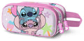 Lilo & Stitch 3D Dubbelt Pennfodral för Par