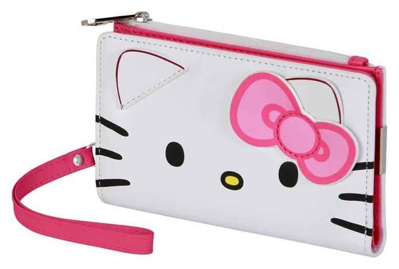 Sanrio Slim Plånbok med Hello Kittys Ansikte