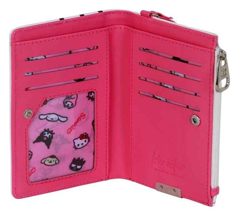 Sanrio Slim Plånbok med Hello Kittys Ansikte