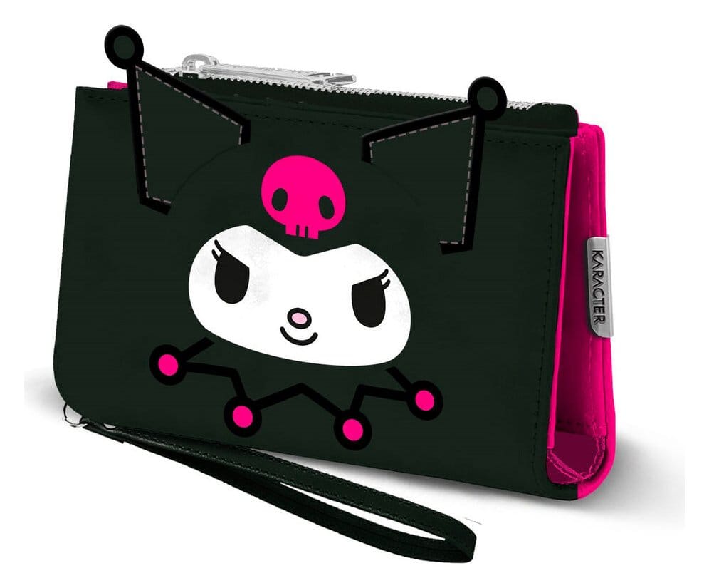 Sanrio Slim Wallet Kuromi Face