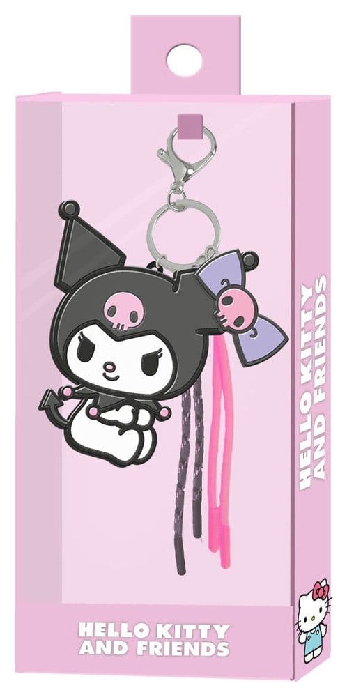 Sanrio Charm Nyckelring Kuromi Ansikte