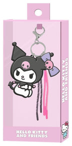 Sanrio Charm Nyckelring Kuromi Ansikte