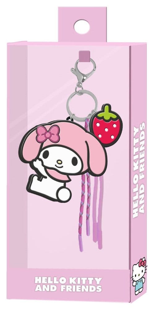 Sanrio Charm Nyckelring My Melody Ansikte