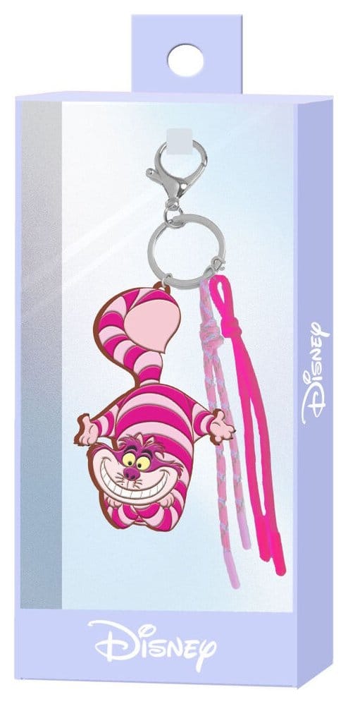 Alice in Wonderland Charm Keychain Cheshire Cat Smile