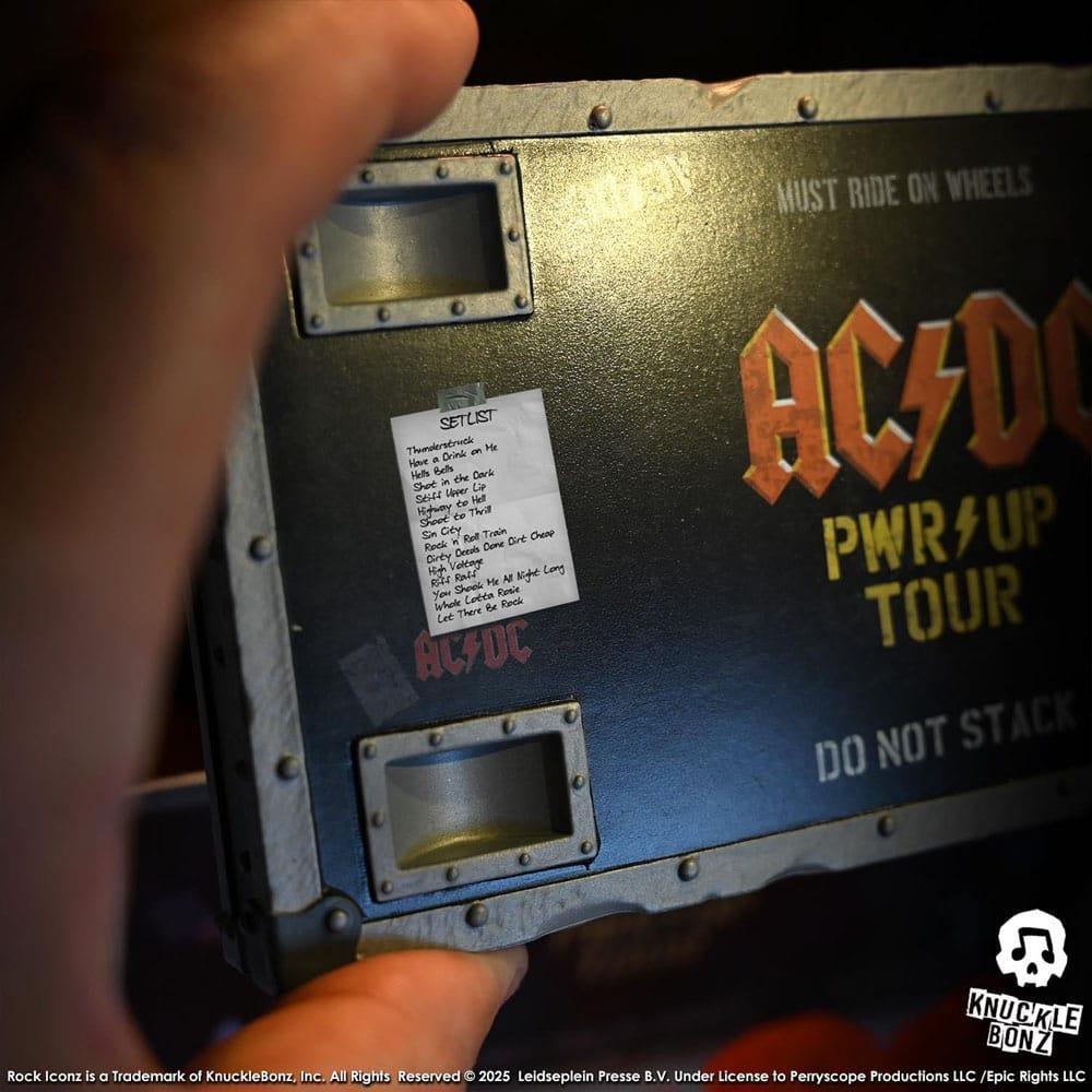 AC/DC Rock Ikonz On Tour Figur PWR UP Tour Road Case Knucklebonz