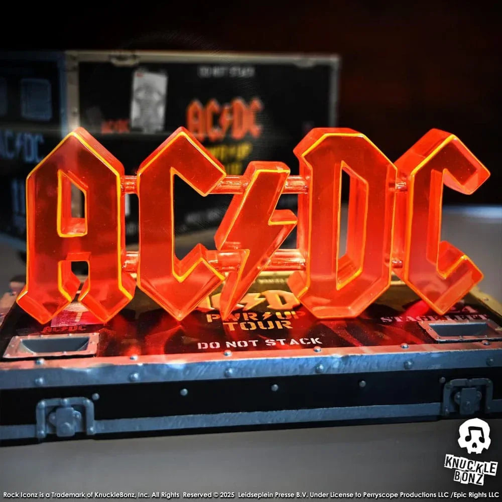 AC/DC Rock Ikonz On Tour Figur PWR UP Tour Road Case Knucklebonz