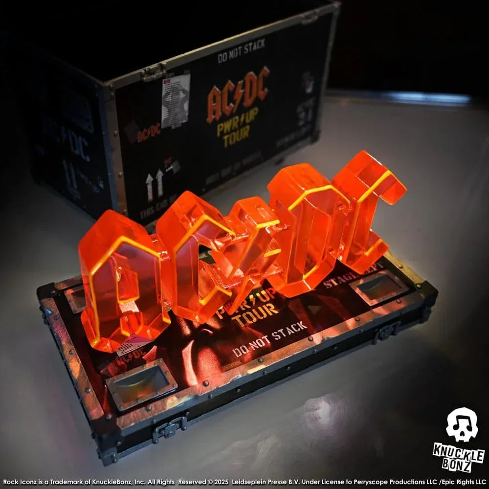 AC/DC Rock Ikonz On Tour Figur PWR UP Tour Road Case Knucklebonz
