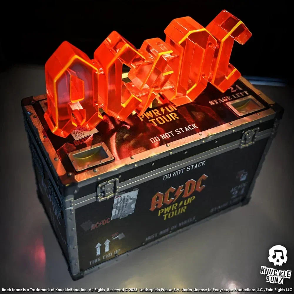 AC/DC Rock Ikonz On Tour Figur PWR UP Tour Road Case Knucklebonz